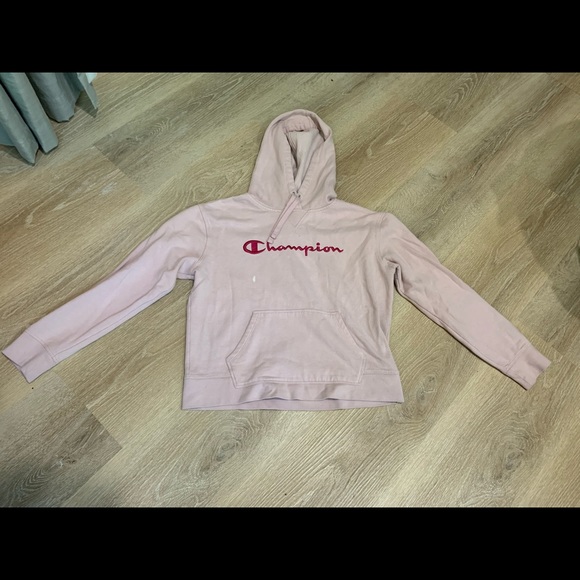 Woman’s Champion Pink Sweatshirt Hoodie - Picture 1 of 5